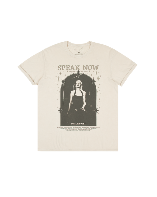 Speak Now (Taylor's Version) Tracklist Taupe T-Shirt